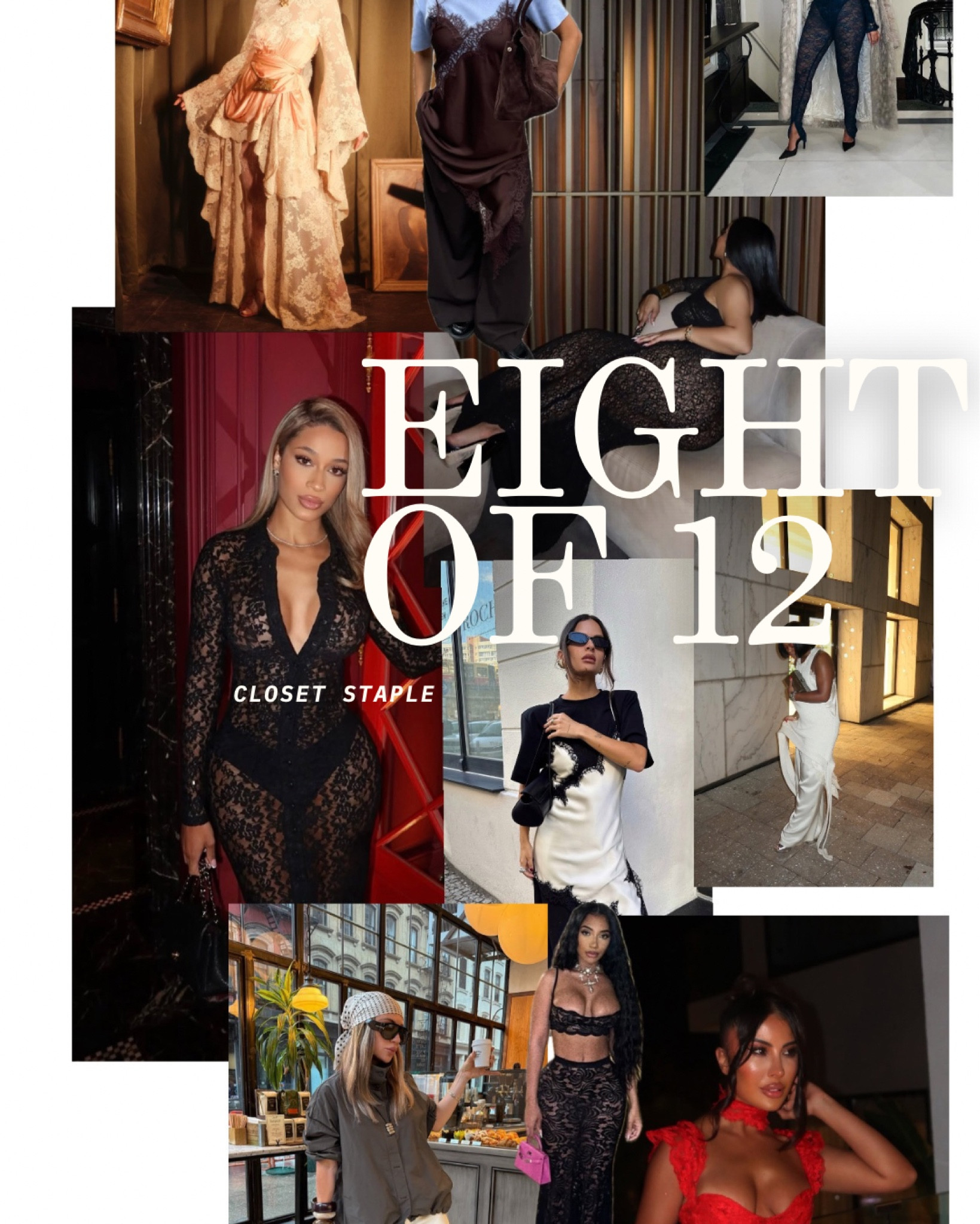 Day 8 of 12: a closet staple LACE! 
Here’s some of my recs on how to add lace to your closet. 
#fashionedit #fashioninspo #styletip #ltkstyletip 

#LTKgrwm #LTKootd