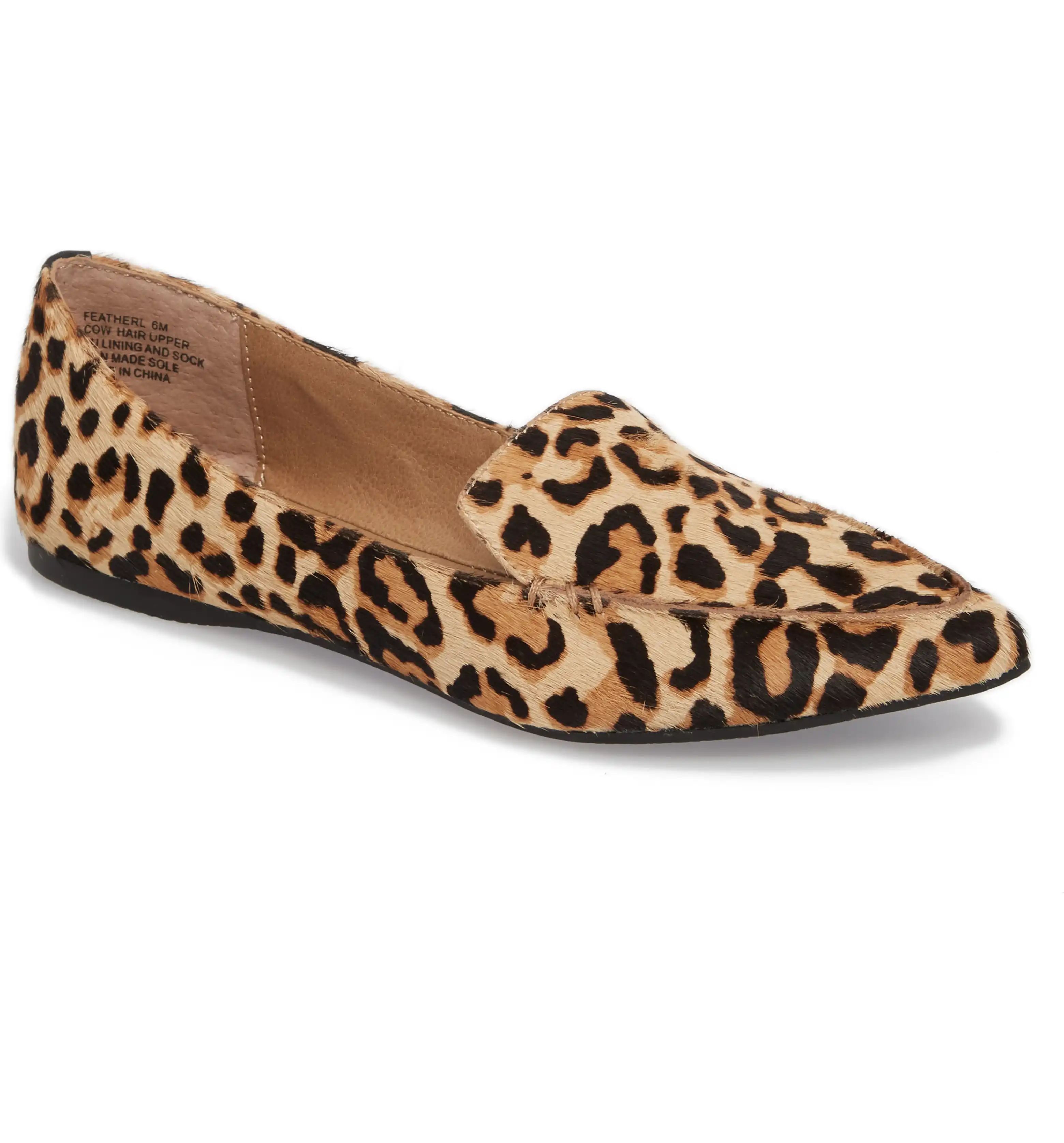 Feather-L Genuine Calf Hair Loafer Flat | Nordstrom