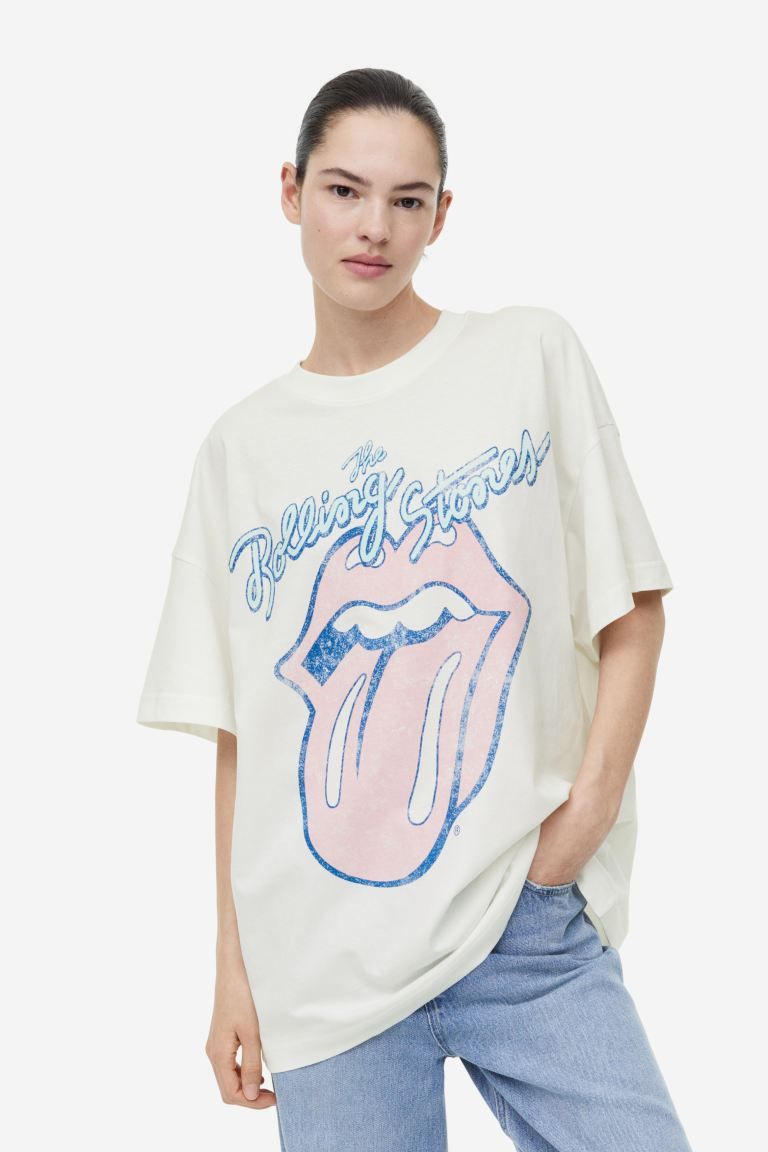 Long Printed T-shirt | H&M (US)