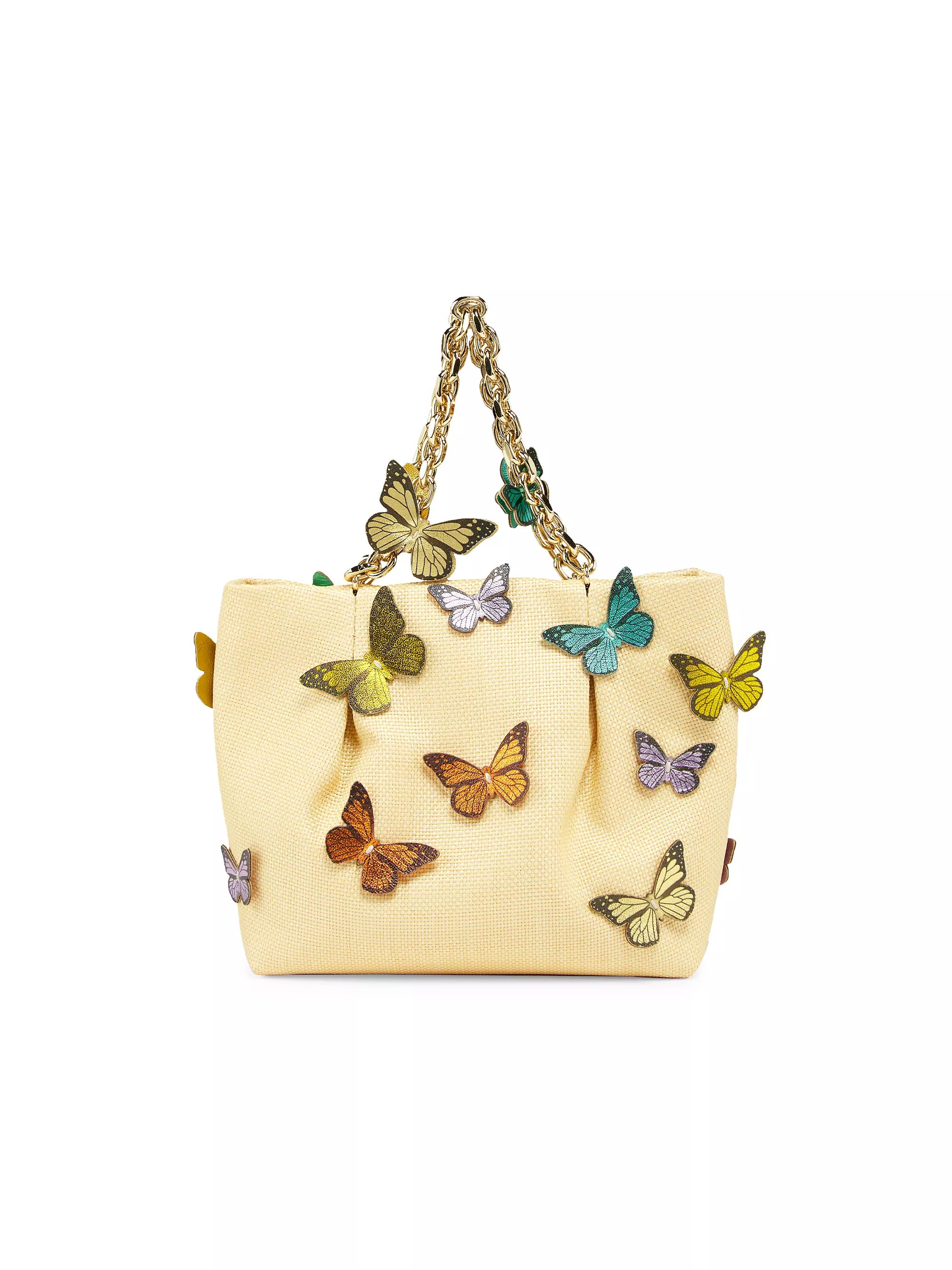 Mini Papillon Woven Tote Bag | Saks Fifth Avenue