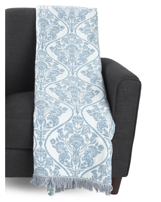 Eska Damask Chenille Throw | TJ Maxx