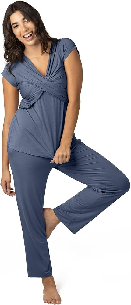 Kindred Bravely Davy Maternity, Nursing & Postpartum Pajamas | Premium Pajama Sets for Women | Amazon (US)