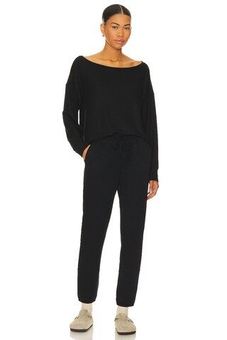 Beyond Yoga Weekend Pant in Black from Revolve.com | Revolve Clothing (Global)