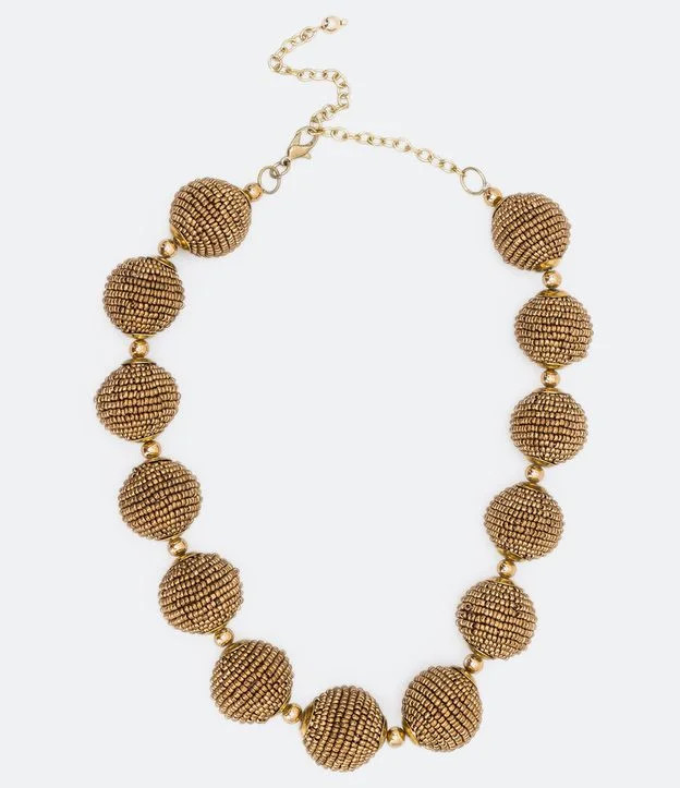 Maxi Colar com Bolas de Miçangas - Lojas Renner | Lojas Renner (BR)