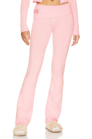 Frankies Bikinis Fleur Fluffy Pant in Valentine Pink from Revolve.com | Revolve Clothing (Global)