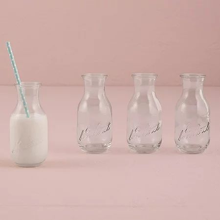 Vintage Glass Milk Bottle Favor | Walmart (US)