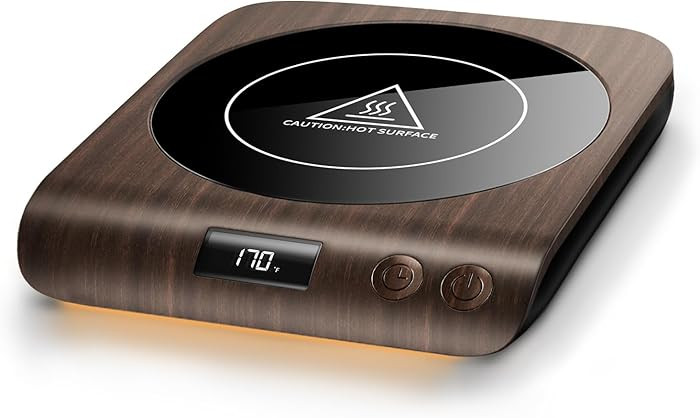 Gaiatop Coffee Mug Warmer, 3 Temperature Settings, 2-10H Auto Shut Off and Warm Strip Indicator L... | Amazon (US)