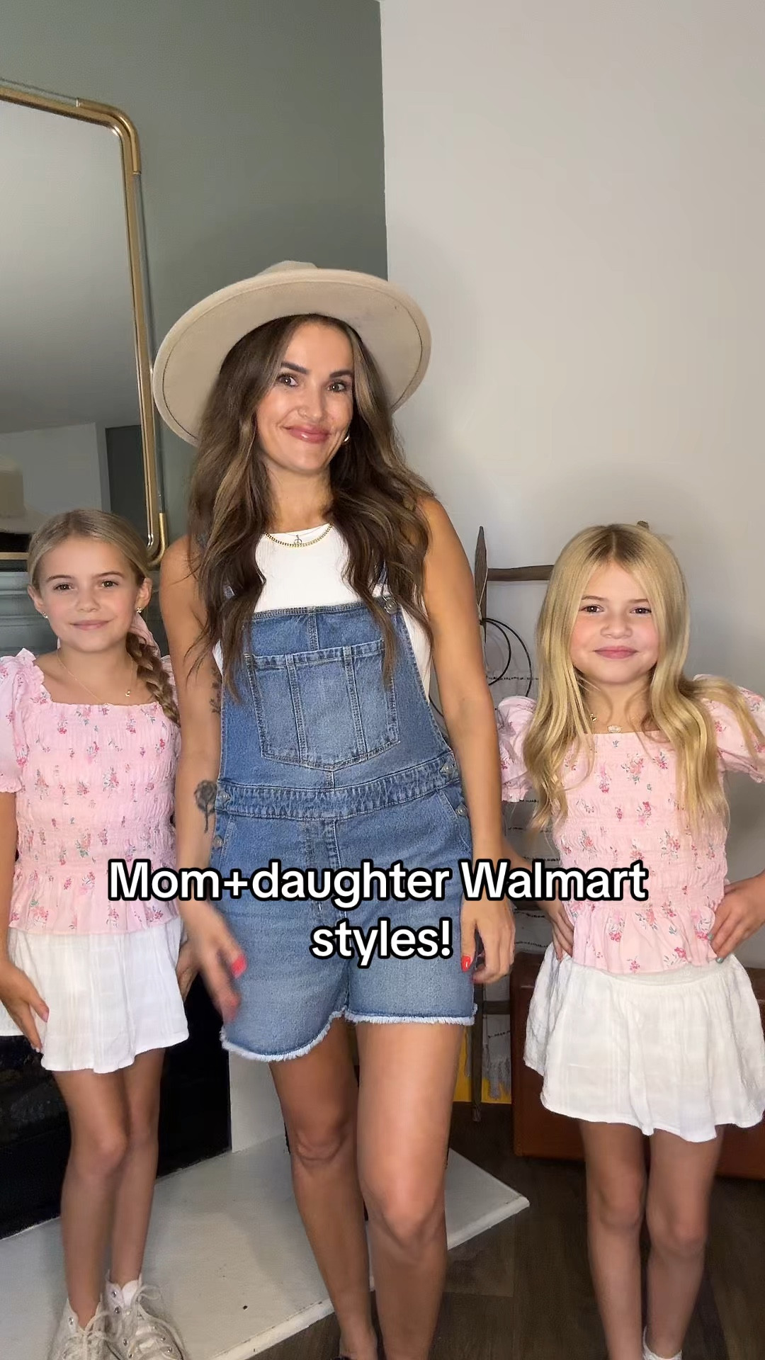 Absolutely loving these Walmart!!! Comfortable enough for everyday wear and perfect for moms and daughters! My overalls and tank and inspired by similar Free People styles and the girls fits are definitely giving Love Shack Fancy! Follow and save for more affordable fashion finds weekly!

#LTKFamily #LTKStyleTip #LTKKids