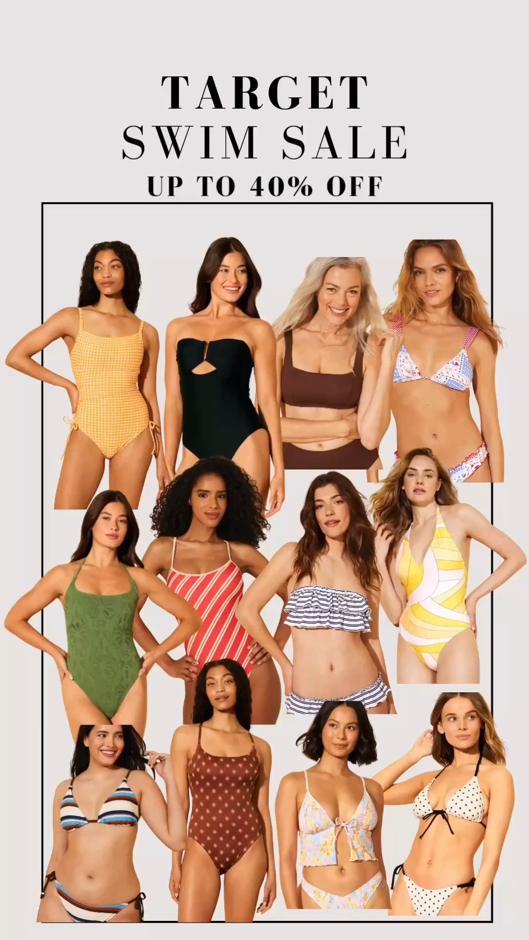Target Swim Sale 👙 Up to 40% Off!

#LTKootd #LTKSaleAlert #LTKSwim
