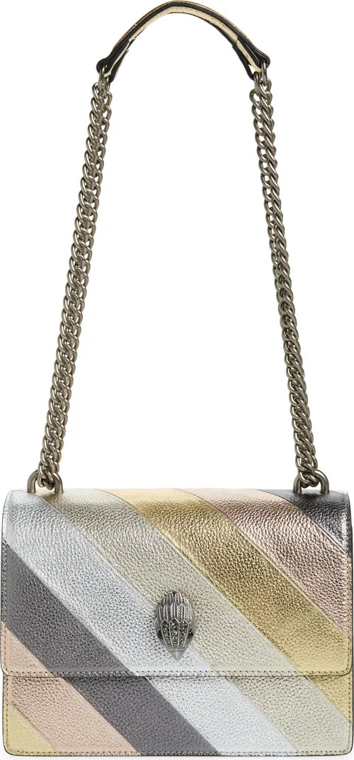 Shoreditch Metallic Stripe Leather Crossbody Bag | Nordstrom