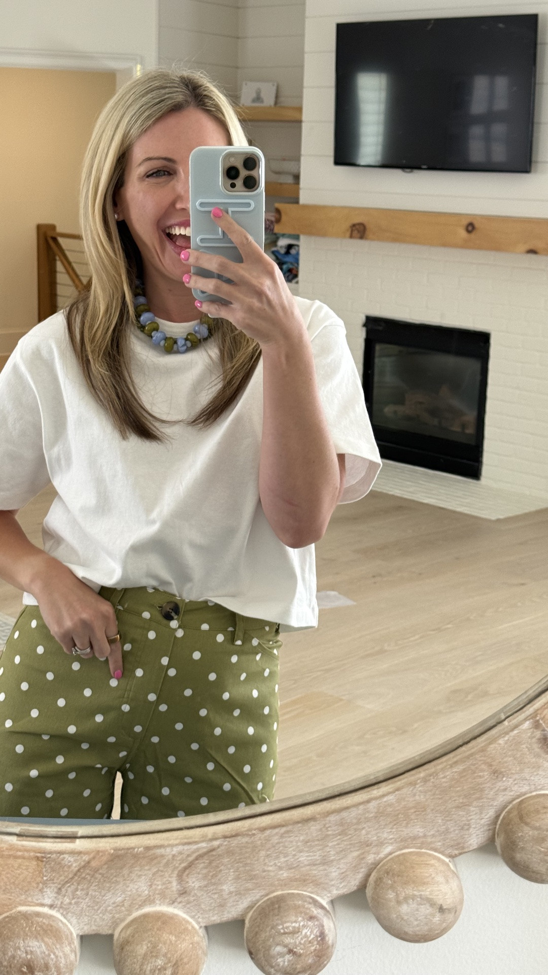 These pants are the personality I said it 😂

Polka dot barrel pants for fall? SAY LESS 🤌🏻🍂

Style runs tts - I’m a true 27 so took a medium and they fit perfect 

Jewelry is Emily Kearn Designs - code ASHLEY20 🎉

#LTKootd #LTKmomlife #LTKgrwm