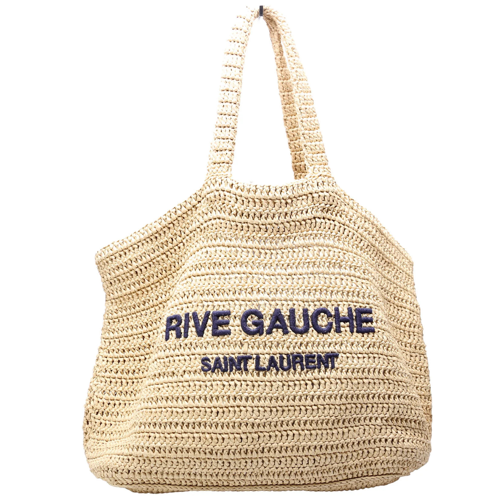 Rive Gauche Tote Raffia | Keeks Designer Handbags