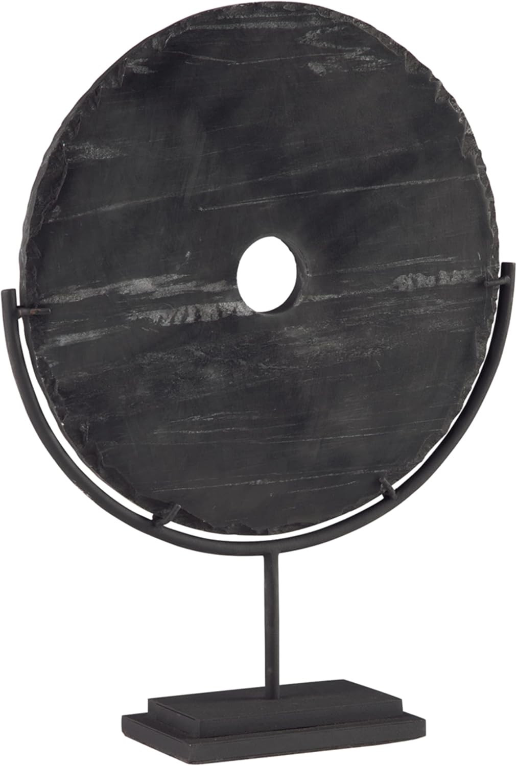 Signature Design by Ashley Jillsen Contemporary Disc Sculpture, Gray | Amazon (US)