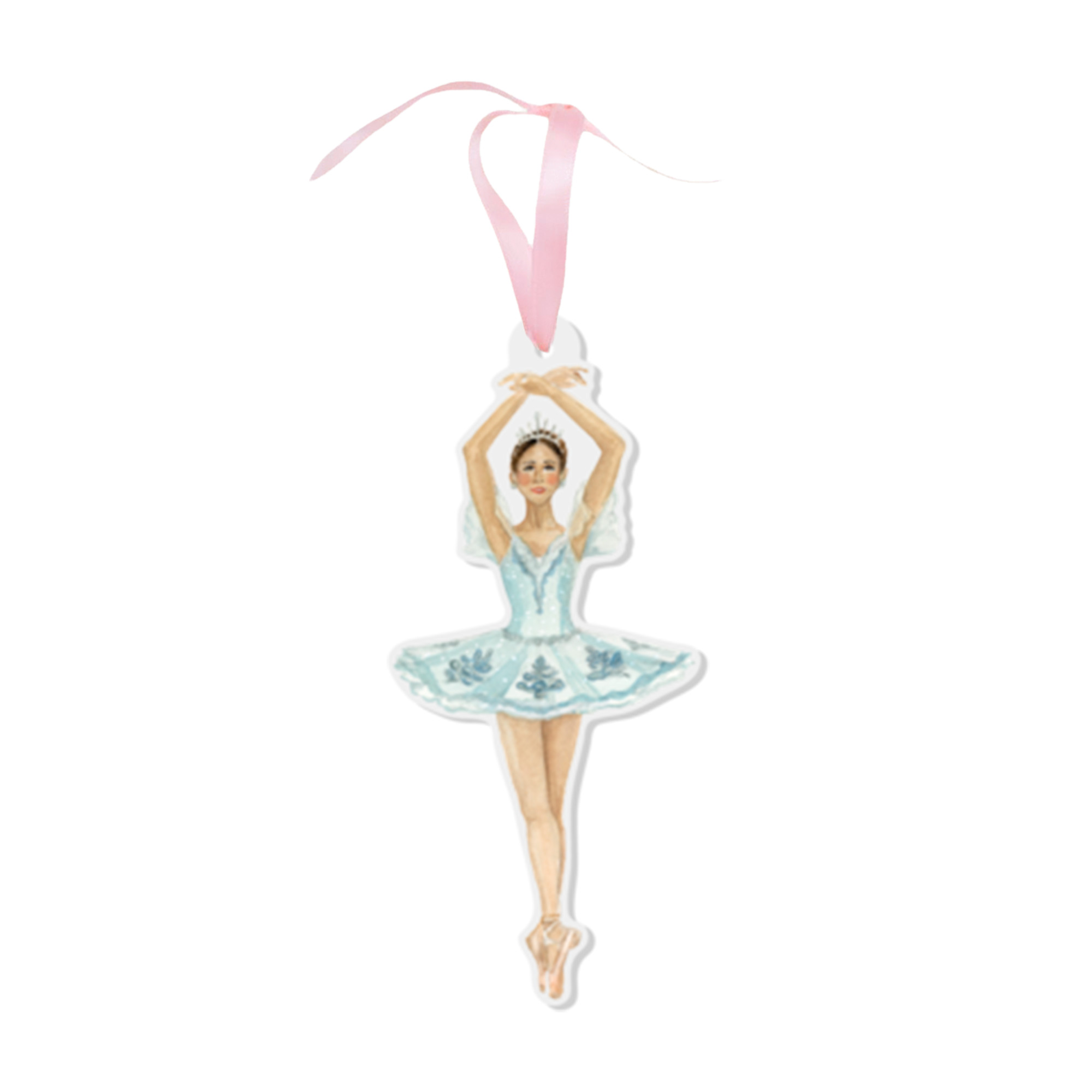 Barely Blemished Snow Queen Nutcracker Ballerina Watercolor Ornament — Simply Jessica Marie | Simply Jessica Marie