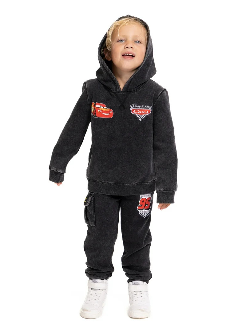 Pixar Cars Toddler Boys Graphic Hoodie and Jogger Pants Set, 2-Piece, Sizes 12M-5T | Walmart (US)
