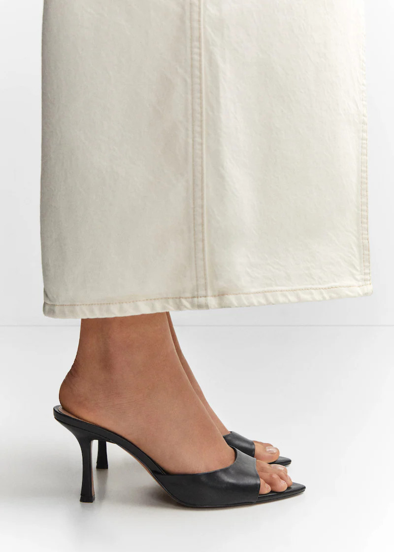 Heel non-structured sandals -  Women | Mango United Kingdom | MANGO (UK)