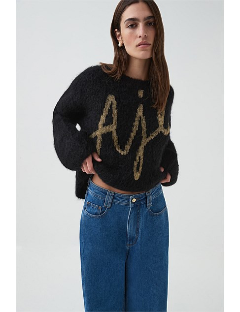 Calla Logo Knit Jumper | David Jones (Australia & New Zealand)