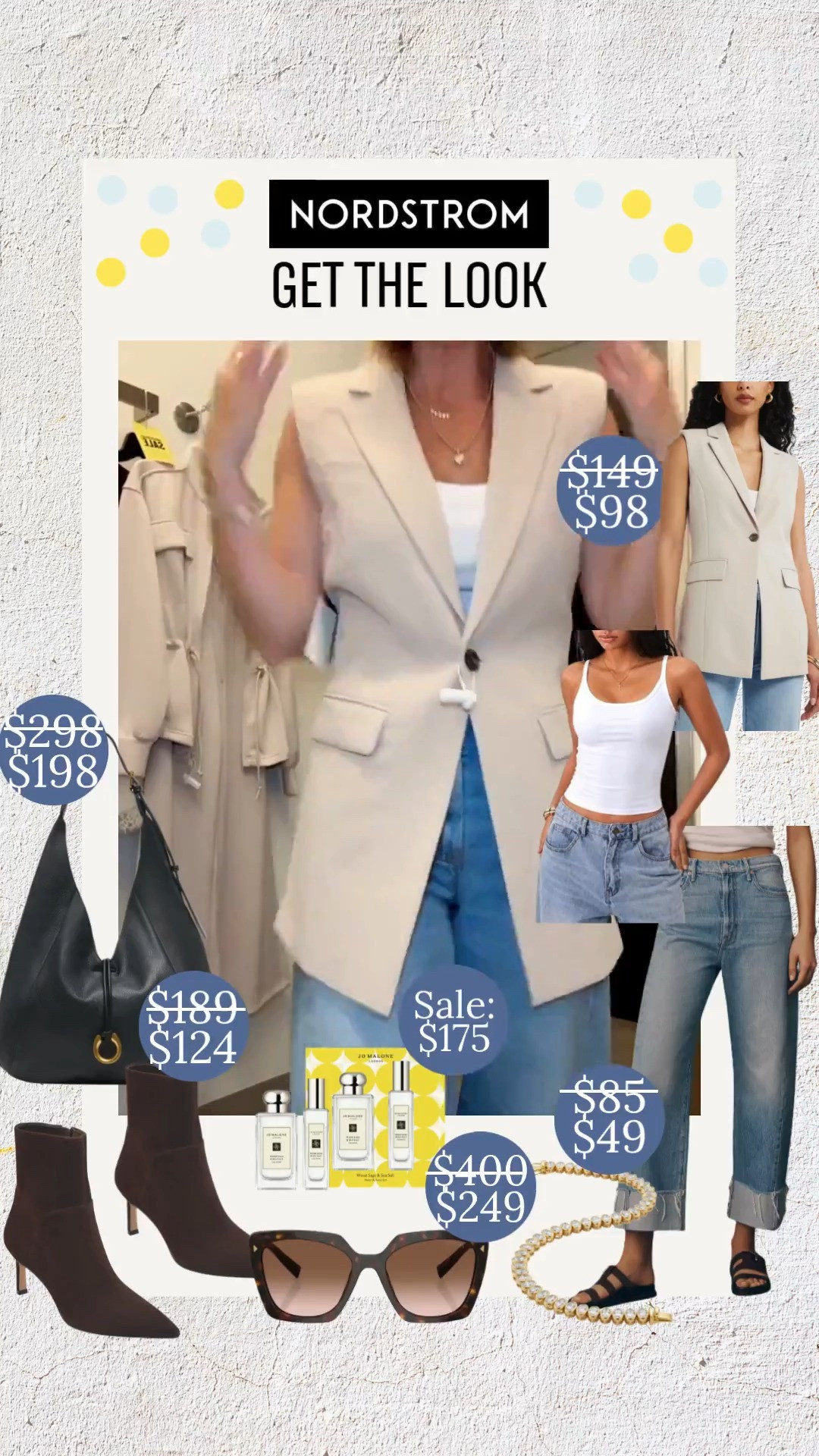 A polished summer outfit that pairs a tailored vest with relaxed denim and effortless accessories from the Nordstrom Anniversary Sale.

summer date night outfit, chic summer outfit, elevated casual style, Nordstrom Anniversary sale, summer capsule wardrobe, casual luxe, weekend style, vacation chic, summer denim outfit, brunch outfit idea

#LTKootd #LTKSaleAlert #LTKPetite
