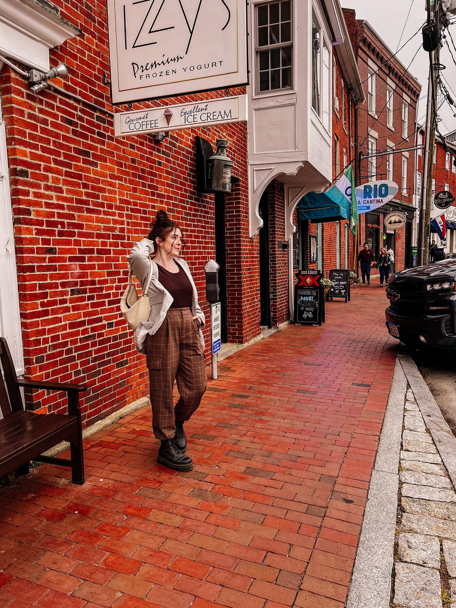 Easy Fall Outift! Love these cozy but very cute jogger cargo plaid pants from Target! Everything runs TTS but the boots. I recommend going a whole size down in Dr Martens!

#LTKfindsunder100 #LTKSeasonal #LTKfindsunder50