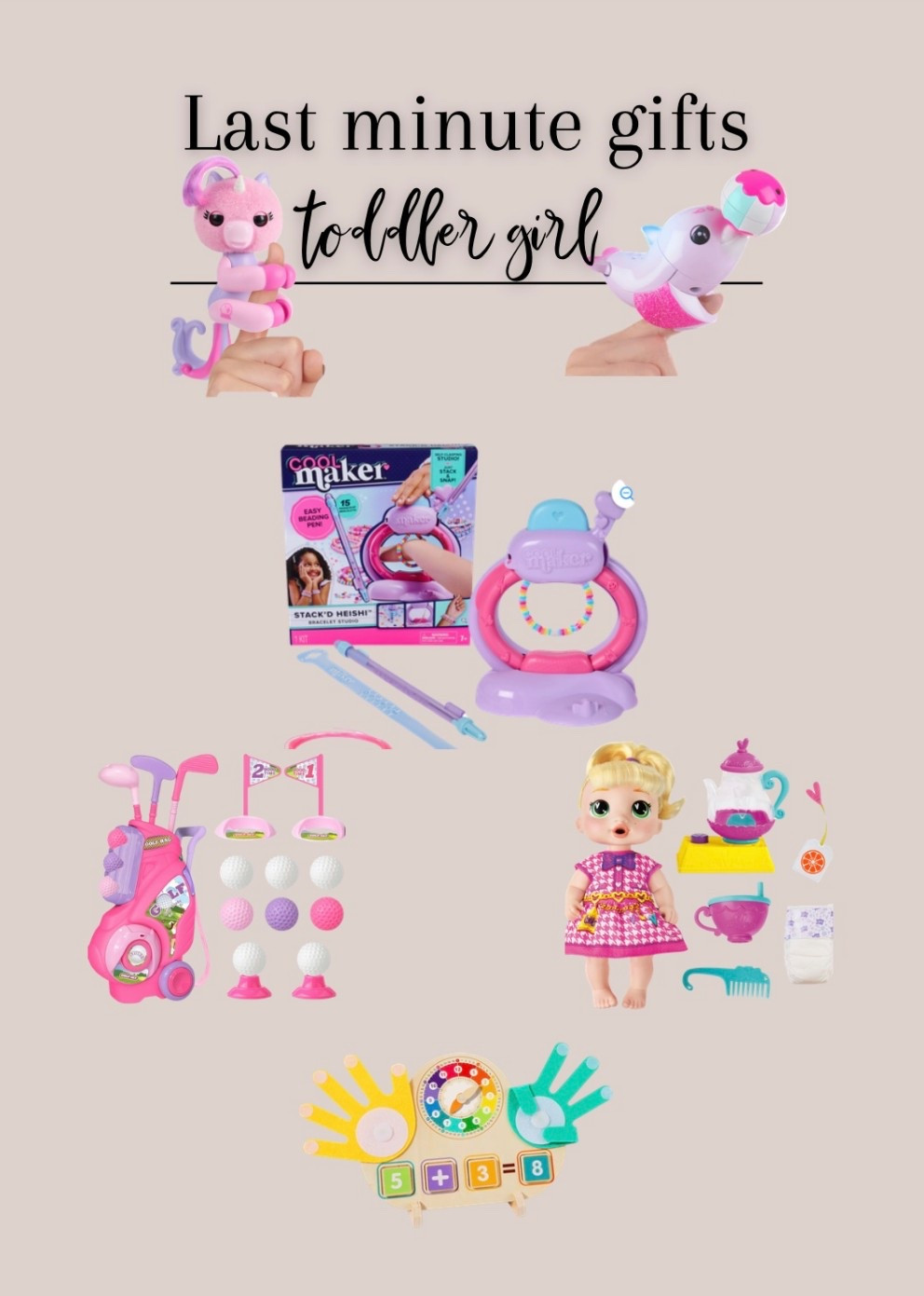Last minute toddler girl gifts 

#LTKHoliday #LTKGiftGuide