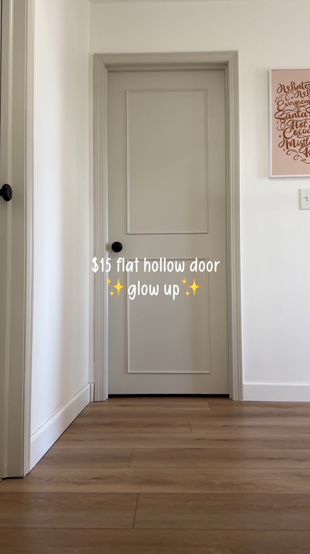 $15 flat door upgrade 🙌🏻  the difference is crazy!! 

#LTKStyleTip #LTKFindsUnder100 #LTKHome