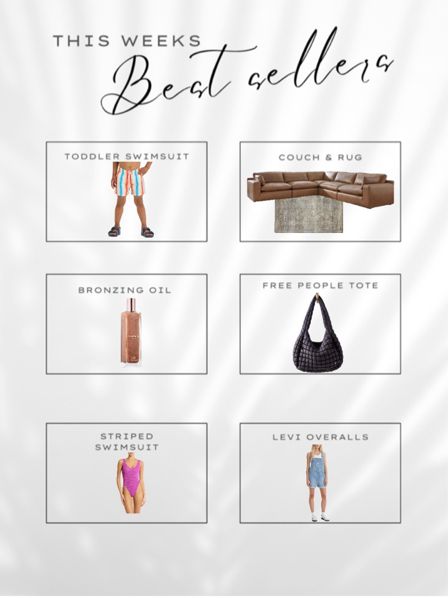 This weeks top sellers!

#LTKhome #LTKswim #LTKGiftGuide