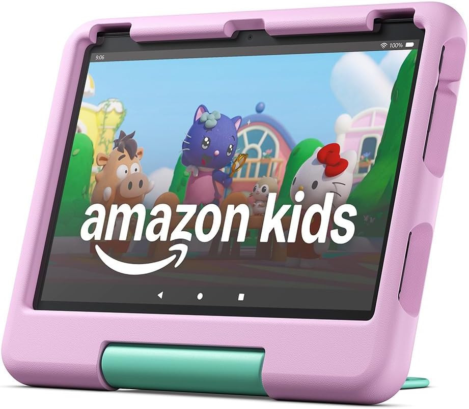Amazon Fire HD 10 Kids tablet (newest gen) | ages 3–7, includes ads-free books, games, apps and... | Amazon (UK)