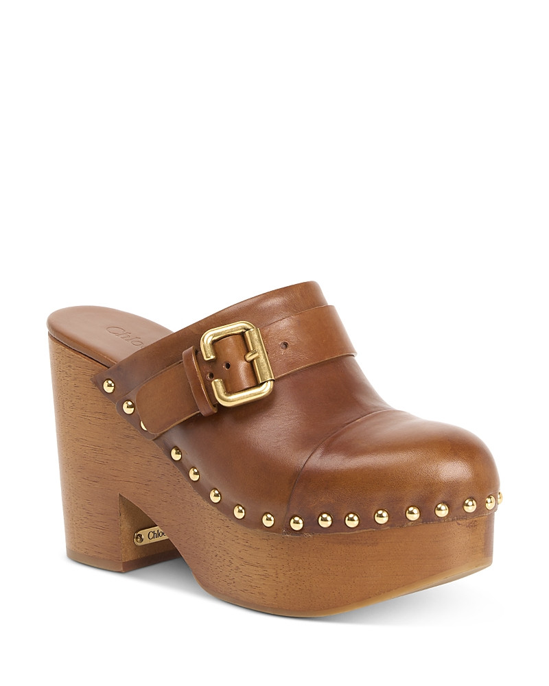 Chloe Women's Jeannette Studded Clogs | Bloomingdale's (US)