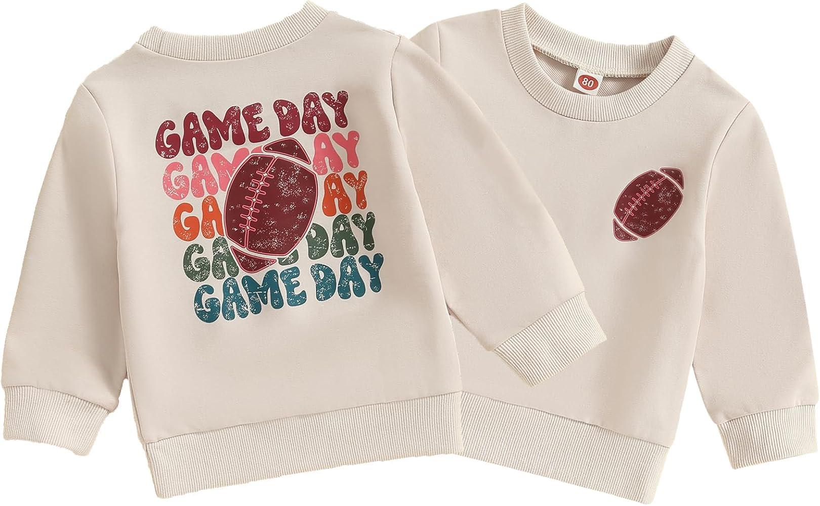 CHAUKAREAUL Toddler Baby Girl Boy Valentines Day Outfits Long Sleeve Letter Sweatshirt Pullover S... | Amazon (US)