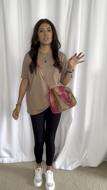 I love this look! Everything is from Amazon fashion.

Top & leggings size s
Sneakers size 8
Handbag

Ootd. Casual outfit. Travel outfit. Bags. Father’s day. Tshirt. Leggings. Travel fashion. Mom style. Work from home outfit. Fashion mom. Amazon finds. 

#LTKActive #LTKVideo #LTKStyleTip