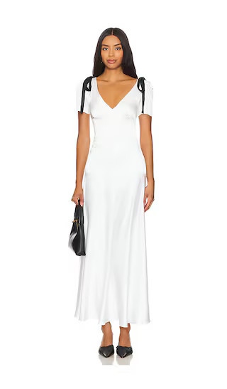 LIONESS Du Cap Maxi Dress in Ivory. - size L | Revolve Clothing (Global)