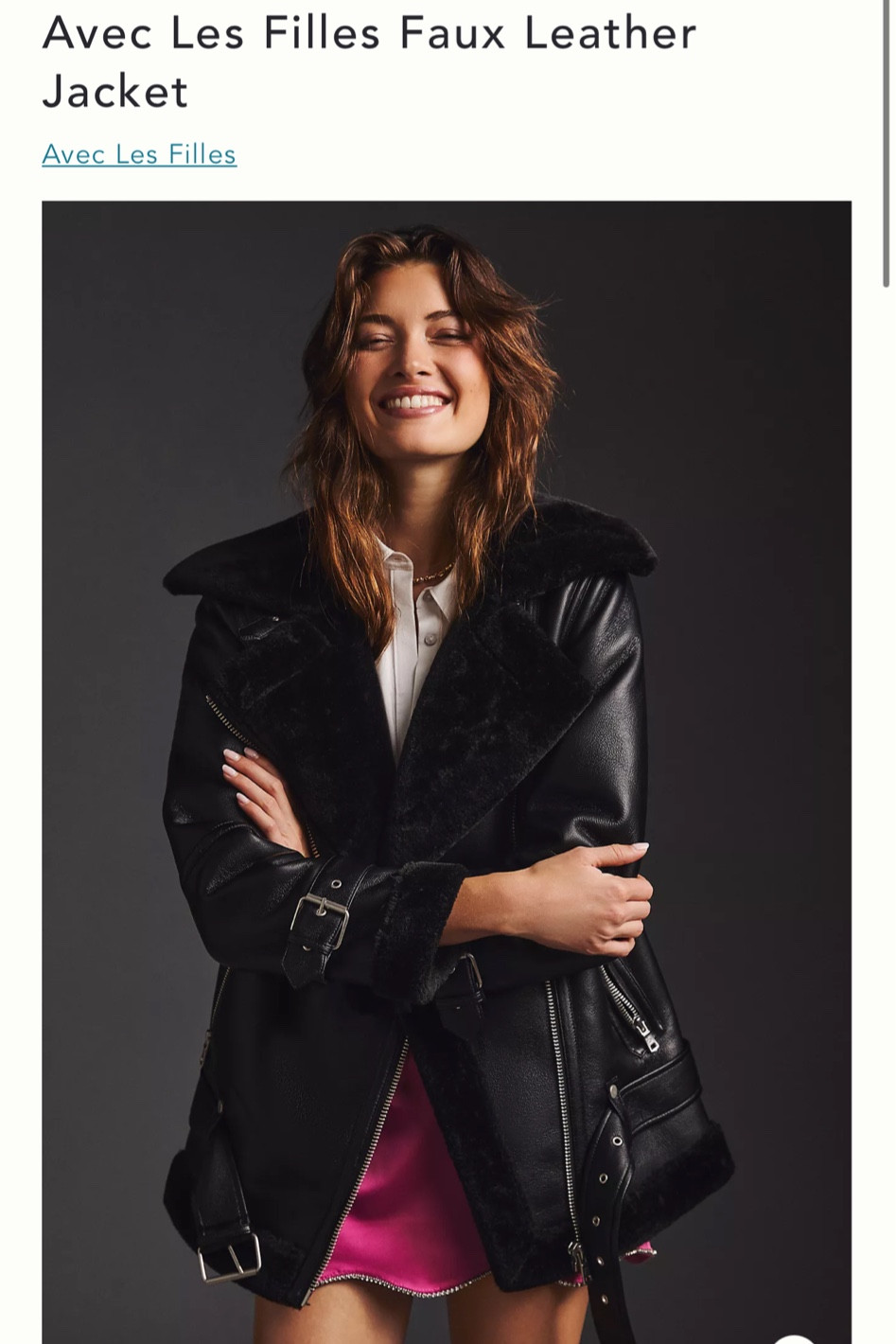 ANTHROPOLOGY // Faux Leather Jacket 

#LTKHoliday #LTKstyletip #LTKfit
