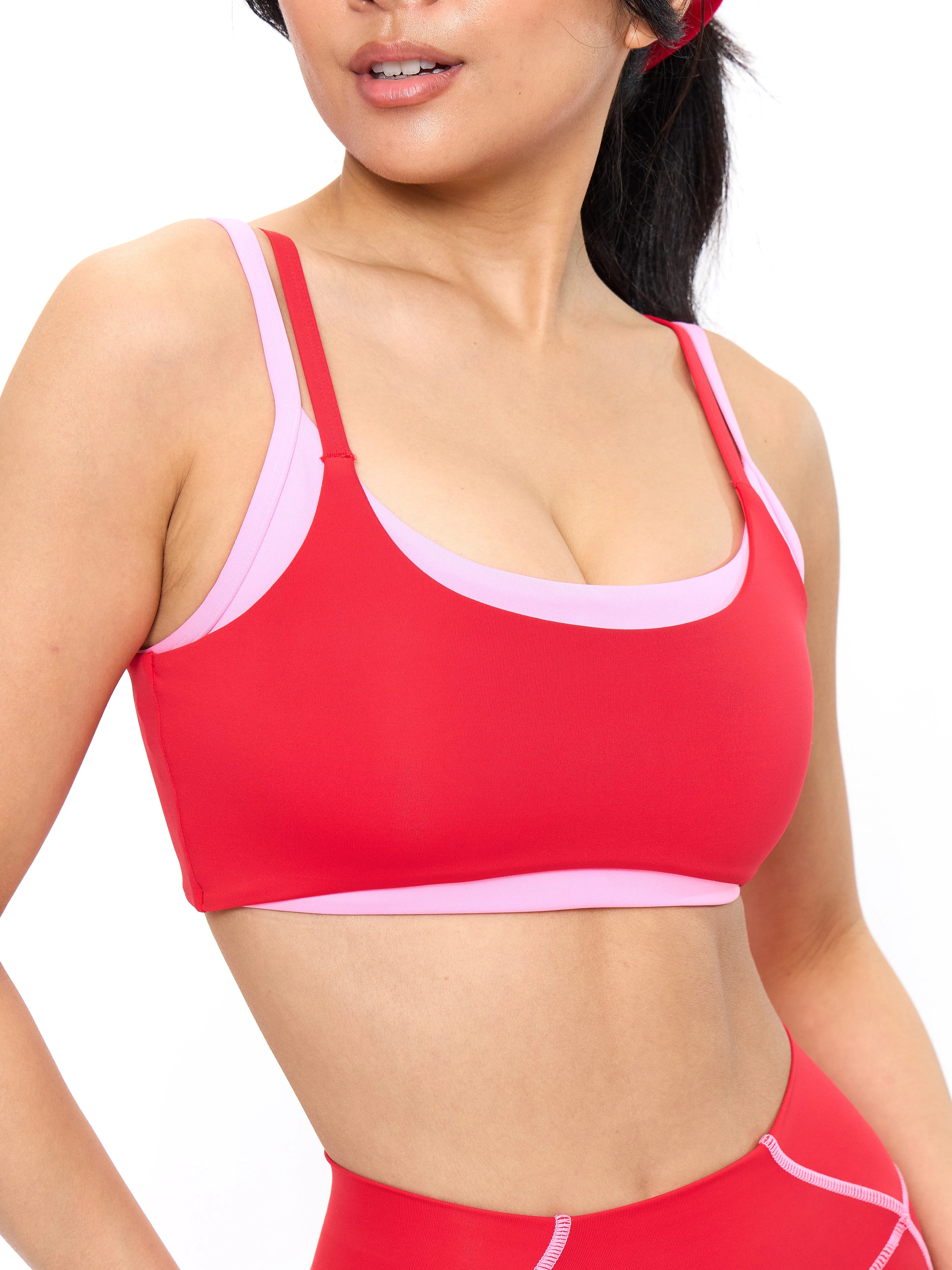 Story Sports Bra - Salsa Red | Buffbunny Collection