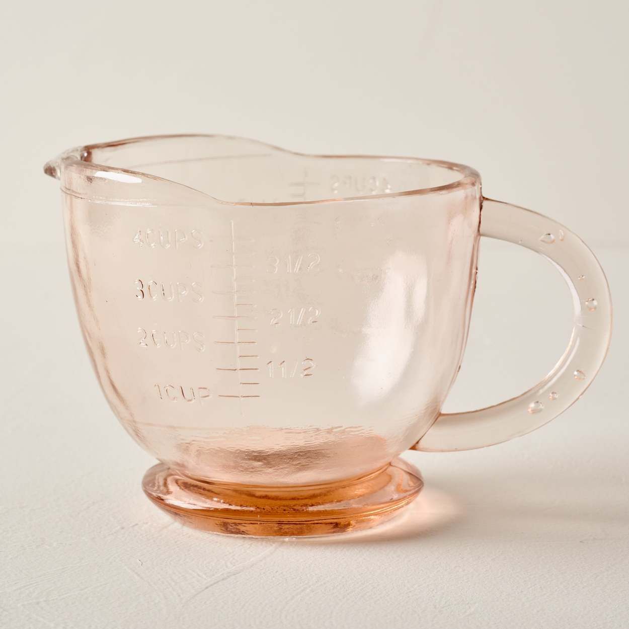 Blush Glass 4 Cup Measuring Cup | Magnolia