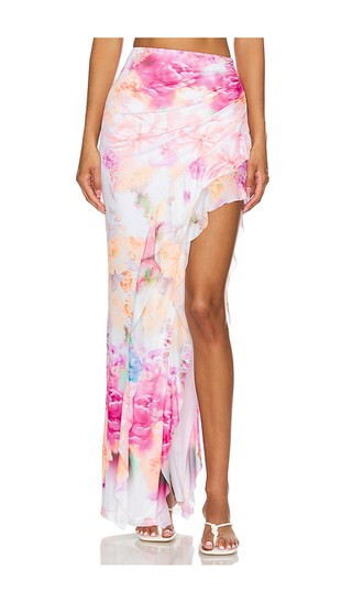 Sal Skirt in Falling Petals | Revolve Clothing (Global)
