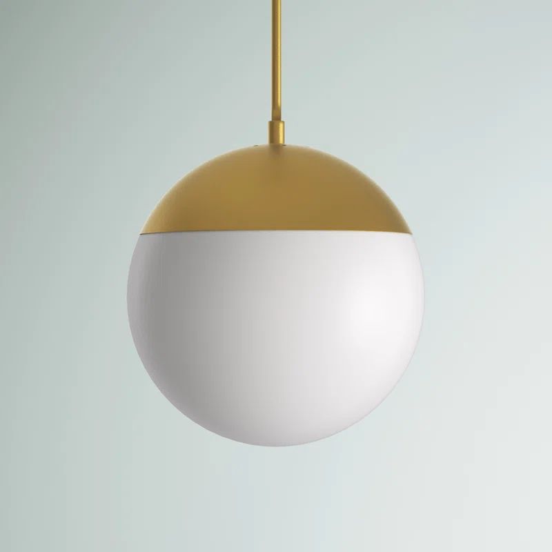 Yearby 1 - Light Single Globe Pendant | Wayfair North America