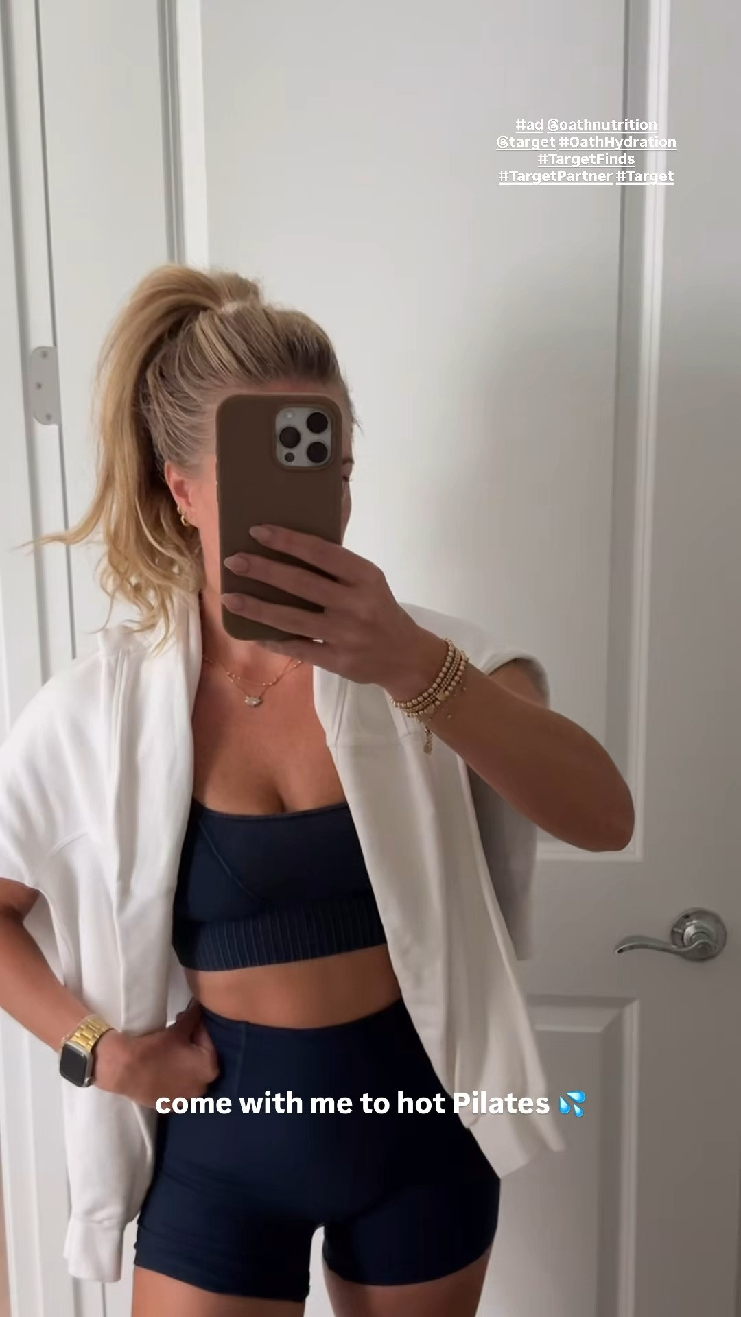 #ad Hot pilates mornings call for staying hydrated with my Oath Nutrition! 🤍 Trust me, you need it for all that sweating. #ad #OathHydration #TargetFinds #TargetPartner #Target @OATHNUTRITION @Target 

 

#LTKActive #LTKStyleTip