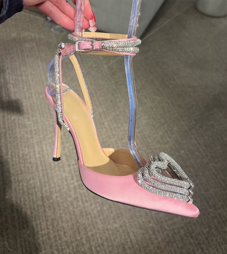Obsessed doesn’t even begin to describe how I feel about these heels!!!! They are STUNNING! And so sparkly!!! And I love the shade of pink + the heart detail!!! Absolutely gorgeous! And they come in other colors too!!! #shoes #heels #weddingguest 

#LTKFind #LTKshoecrush #LTKwedding