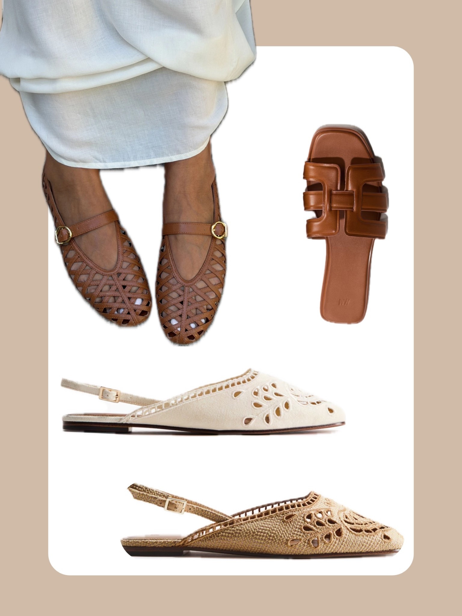 | shoes of the season | ballet slippers |  embroidered sling backs | spring outfit ideas | 

#LTKmomlife #LTKWorkwear #LTKootd