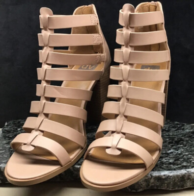 Dolce Vita Women's Brown Baily Faux Leather Peep Toe Gladiator Sandals, Size 9 | eBay | eBay US