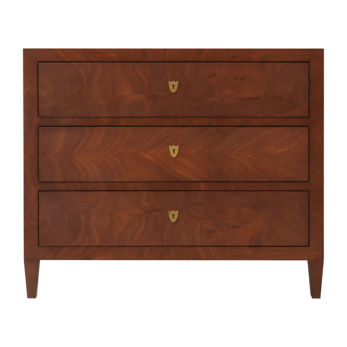 Esquire Chest | Escutcheon Nightstand With Wood Finish | Scout Design Studio