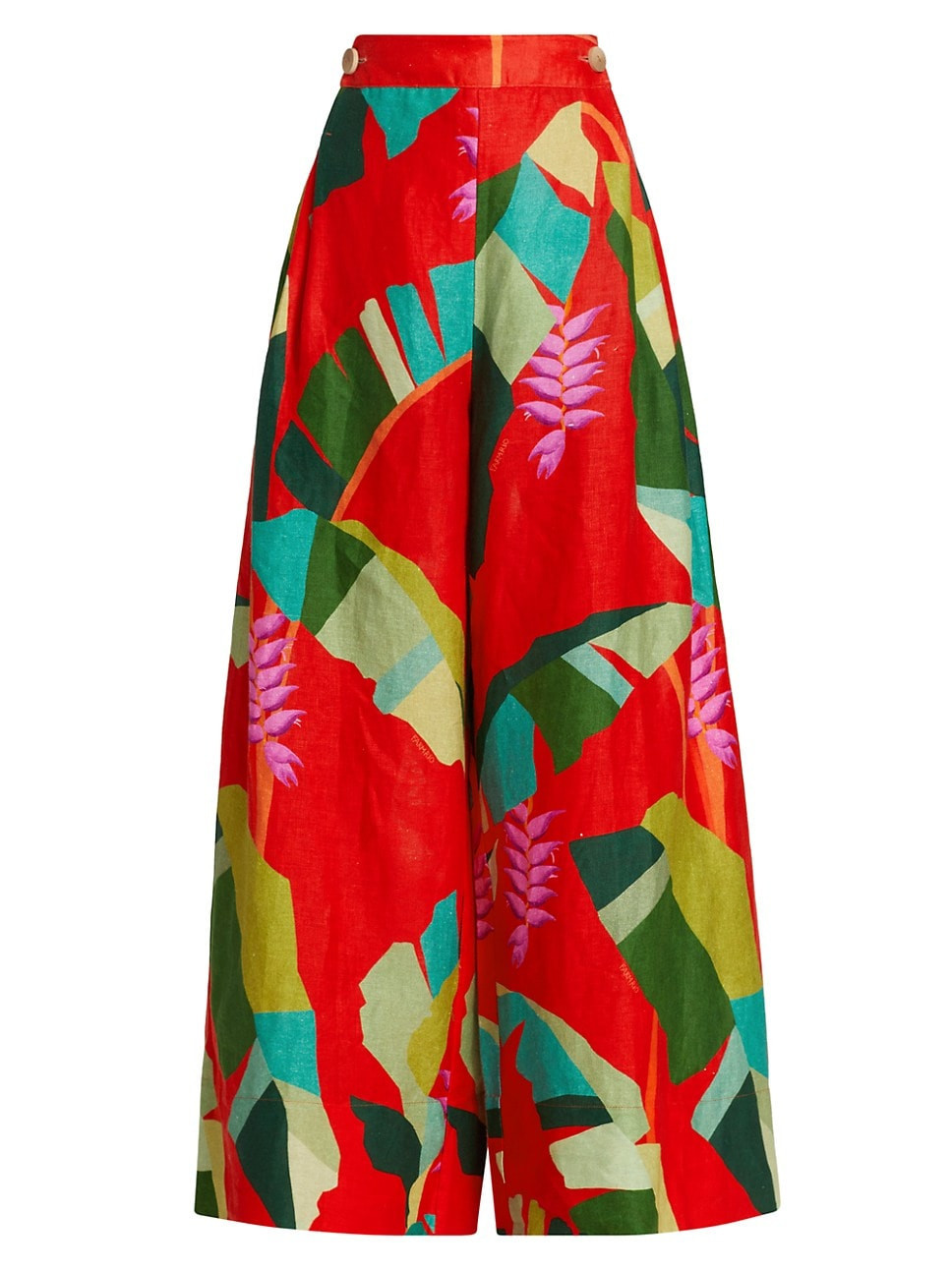 Heliconia Wide-Leg linen Pants | Saks Fifth Avenue