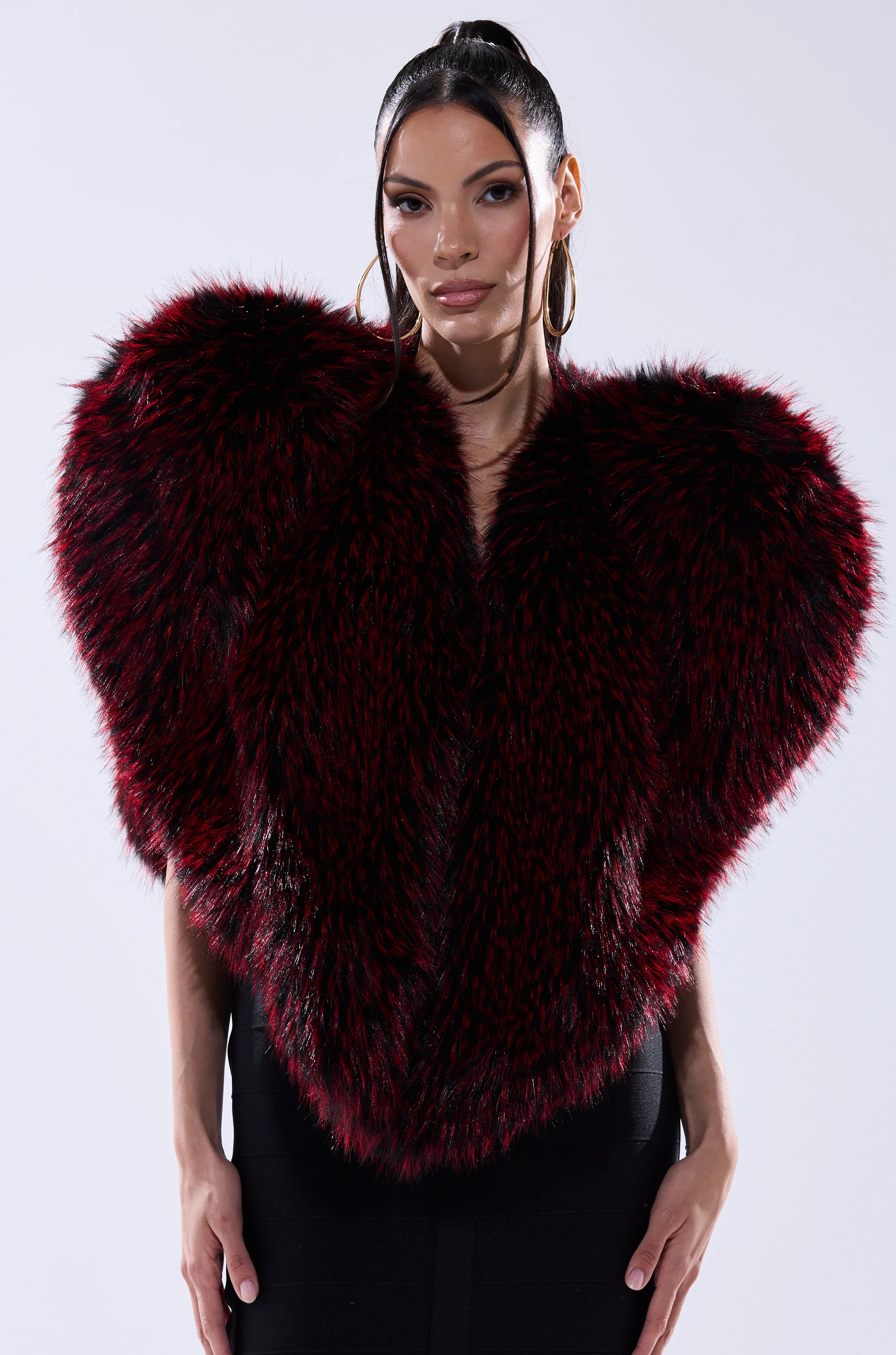 STAR CROSSED LOVER FAUX FUR VEST | AKIRA