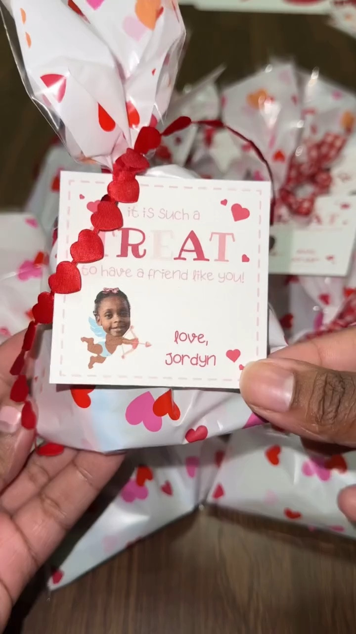 Valentine’s Day class treat bags! 💕🥰 grabbed so many cute and affordable party favors for these bags + created these cute DIY gift tags on canva. I love making for every holiday! Everything is added to my LTK!

#valentinesdaygiftideas #valentinesday #classroomgifts #classgifts #diygiftideas #creatorsearchinsights #classroomvalentines #preschool #elementaryschool 

@blackforestusa @walmart @walmartcreator 
Valentine’s Day preschool toddler classroom gifts
easy affordable diy gifts 
Walmart party favor treat bags
No candy Valentine’s Day gift ideas
DIY Valentine’s Day gift ideas ￼