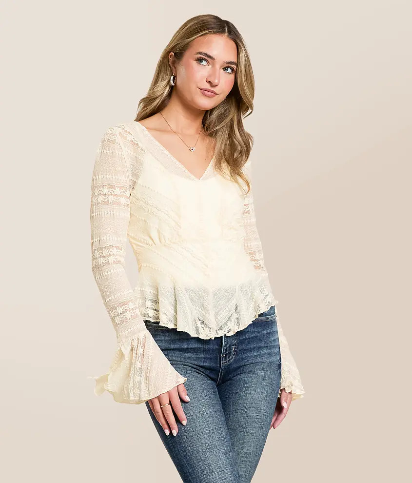 Sheer Lace Top | Buckle
