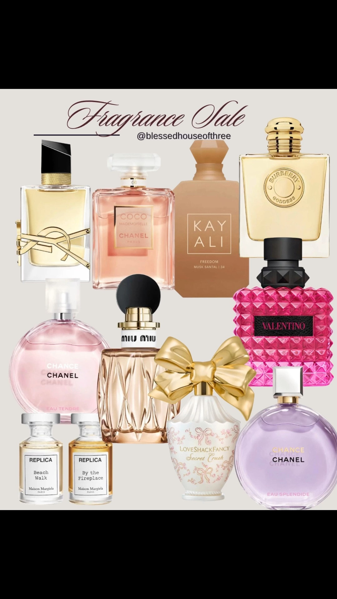 Perfume sale alert 🚨 These highly rated fragrances make the perfect gift for her, him, or yourself. Timeless, crowd-pleasing scents from luxury favorites—now at a price worth grabbing before they sell out.

perfume sale gift idea, highly rated fragrances, best perfumes for women, best cologne for men, luxury fragrance deals, designer perfume sale, giftable fragrances, popular perfumes on sale, long lasting perfume, everyday signature scent, fragrance gift guide, affordable luxury perfume, trending perfumes, classic fragrances everyone loves, perfume gift for her, cologne gift for him, holiday fragrance deals, beauty gift ideas, best selling perfumes, limited time perfume sale

Top picks include icons like Chanel fragrances for timeless elegance, Dior scents known for sophistication and longevity, and Yves Saint Laurent perfumes that are modern, bold, and universally loved—perfect options when you want a gift that always impresses.

#LTKHoliday #LTKSaleAlert #LTKGiftGuide
