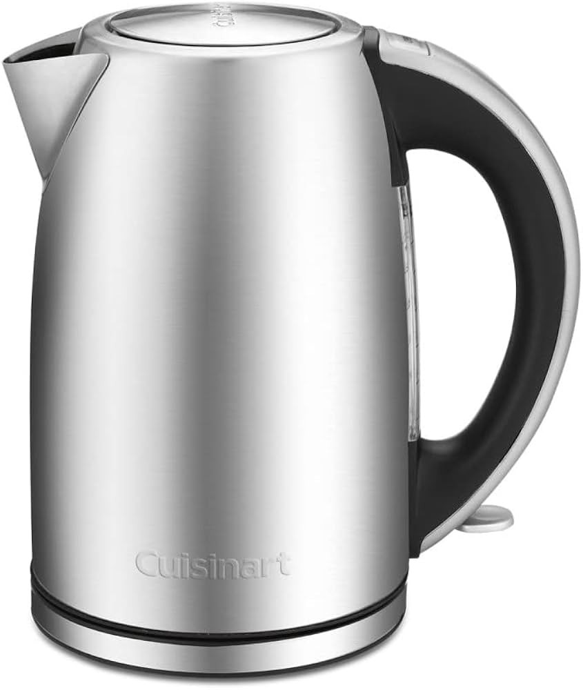 Cuisinart JK-17P1 Cordless-Electric-Kettle, 1.7-Liter, Stainless Steel | Amazon (US)