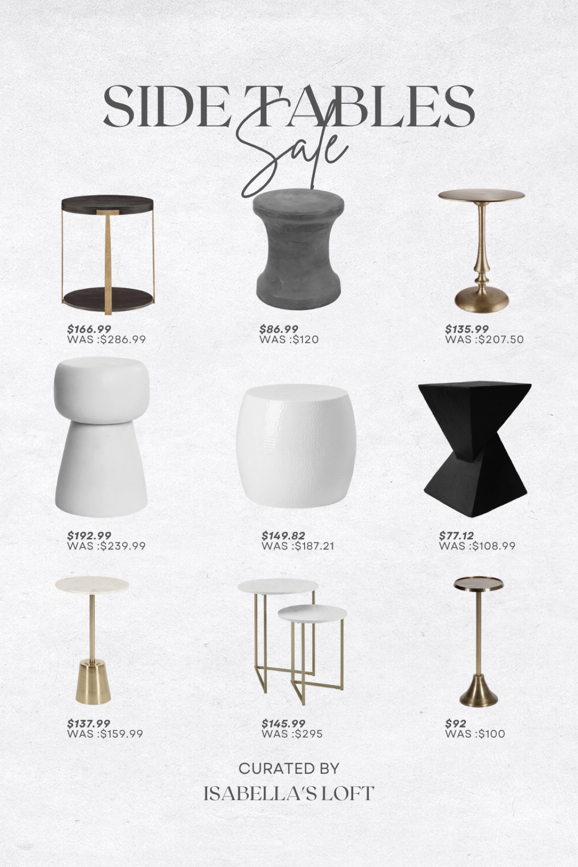 Side Tables Sale

Media Console, Living Home Furniture, Bedroom Furniture, stand, cane bed, cane furniture, floor mirror, arched mirror, cabinet, home decor, modern decor, mid century modern, kitchen pendant lighting, unique lighting, Console Table, Restoration Hardware Inspired, ceiling lighting, black light, brass decor, black furniture, modern glam, entryway, living room, kitchen, bar stools, throw pillows, wall decor, accent chair, dining room, home decor, rug, coffee table

#LTKstyletip #LTKhome #LTKFind