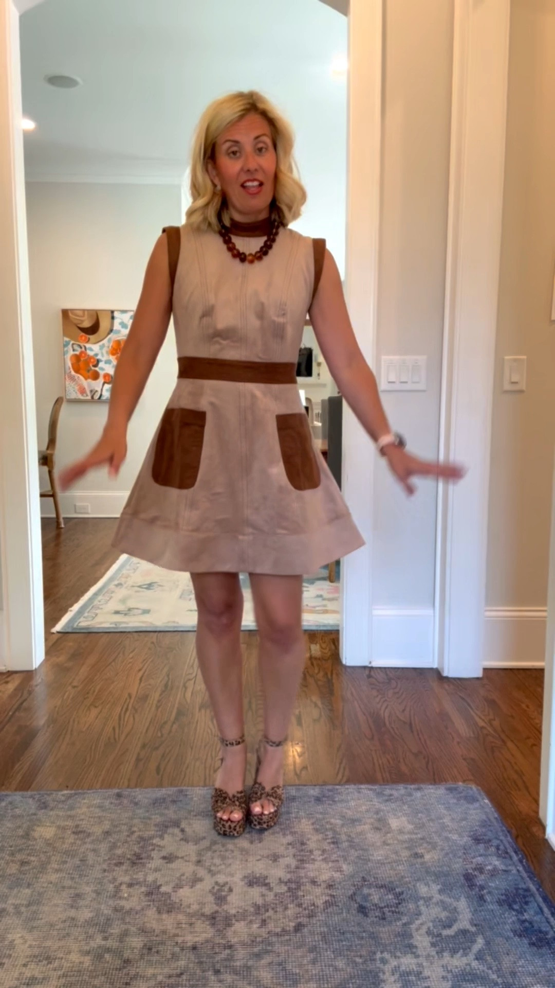 Fabulous new Anthro dress that makes such a statement!
Dress - small
Heels - 8 tts 

@Anthropologie 
#anthropartner

#LTKdayinmylife #LTKSeasonal #LTKOver40