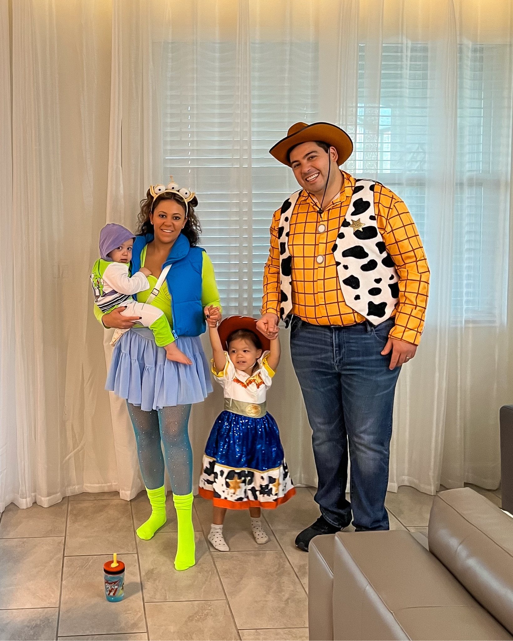 Toy Story costumes, family costume. Alien costume. Jesse costume. Woody costume. Buzz light year costume. Disney 2023. Toy Story family costume. 

#LTKSeasonal #LTKfamily